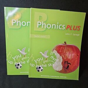 Phonics Plus Reading Teacher Guide and Student Workbook Lot Level B John Savage
